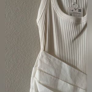 Gorgeous Zara white dress-New with tags